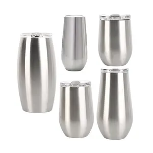 Shenone Factory Wholesale Stemless Wine Glass Blown Round