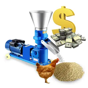 Máquina de procesamiento de alimento para aves de corral, pescado, cerdo, pellet, precio, máquinas de alimentación animal para granja, pollo