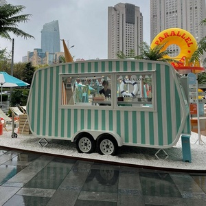 Remolque de Concesión para Helados Italianos, Bar de <span class=keywords><strong>Cerveza</strong></span>, Cocteles, Jugos y Smoothies, de Acero Inoxidable - Product Image 2