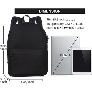 Wholesale Custom Logo Teenager Student <b>School</b> <b>Backpack</b> with USB <b>Waterproof</b> Nylon Lining for Girls Boys - Product Image 2