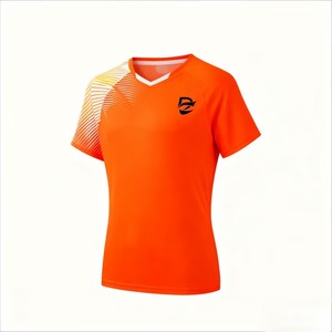 Vêtements de badminton respirants à séchage rapide de haute qualité, fabriqués professionnellement, design personnalisé, chemises de tennis et de badminton - Product Image 5