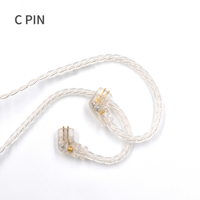 KZ Silver-Plated Cable Wired Earphone HIFI Monitoring Music Earphone Replacement Cable 1.2M 3.5MM Cable CCA ND EDX Pro Castor