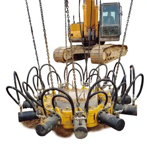 Excavator Concrete Pile Cutter is extremely modular does not damage the reinforcement or leave cracks below the cut-off level