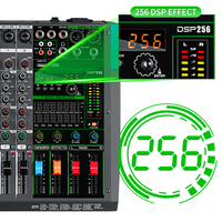 Console de mixage professionnelle PA8, 8 canaux, équipement audio, console de mixage sonore