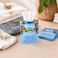Lingettes détachantes pour vêtements, nettoyage puissant, lingettes humides effaceuses pour le linge, nettoyage instantané pour le café, l'huile et la graisse
