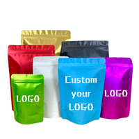 Prix usine personnalisé imprimé 100g 500g Ziplock Mylar sac Sachet pour l'emballage de gelée de sucre et d'autres aliments avec fermeture éclair Durable