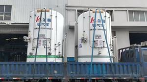 1000L kryogener Dewar-Druck behälter Stickstoff/Sauerstoff/CO2/Ar-Gasflasche Geschweißte isolierte Flaschen - Product Image 4