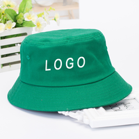 Topi Bucket Nelayan Biru Danau Kustom Unisex Dewasa Semua Musim Katun Santai Outdoor Memancing Bersepeda Bepergian