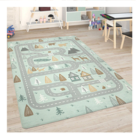 Neuankömmling Anti Slip Fun Kids Baby Play 3D-gedruckter Teppich für Wohnzimmer Jump Grid Boden teppich Cute Design Teppich Teppich Tapis