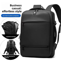 Mochila Ligera para Hombre, Directo de Fábrica, con Puerto USB para Carga, Logotipo OEM, Múltiples Bolsillos, Moderna, para Computadora, Estudiantes y Viajes