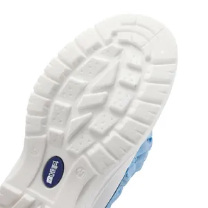 0.5 Dải ESD chống tĩnh đập lưới PU duy nhất dài khởi động thép chân chân bảo vệ cao khởi động an toàn Giày phòng sạch giày