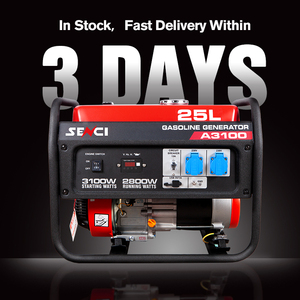 Senci Máy Phát Điện Xăng 3000W 5000Watt xi lanh đơn <span class=keywords><strong>5KW</strong></span> 230V 50Hz giật bắt đầu máy phát điện di động cho nhà - Product Image 3