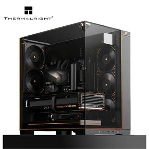 Thermalright <span class=keywords><strong>A70</strong></span> ARGB Caso da gioco per PC ATX nero con 8 slot per ventilatori per CPU Supporto 360 Aio Cooler - Product Image 1