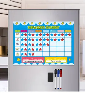 Tableau de réponse magnétique pour réfrigérateur, amélioration, personnalisé, bavette pour enfants, magnétique, 0.5 Mm