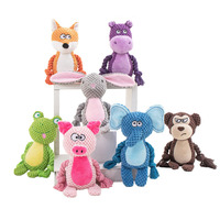 Jouet pour chien en corde de coton pelucheux et couineur, fournitures pour animaux de compagnie