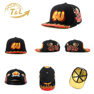 4UGEAR Custom High Quality 6 Panel 3D Embroidery Logo Snapback <b>Cap</b> Hip Pop <b>Flat</b> Brim Snapback Hats <b>Men</b> Cotton Gorras <b>Cap</b> - Product Image 2