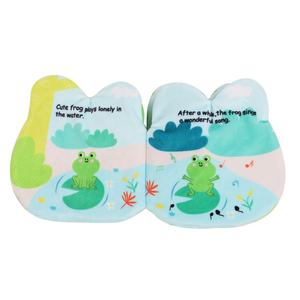Personnalisé silencieux 3D doux grenouille histoire livre jouet unisexe enfants apprentissage précoce activité sensorielle pour 3-6 <span class=keywords><strong>mois</strong></span> bébé - Product Image 6