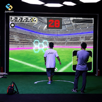 Simulateur de football interactif en réalité augmentée pour intérieur, simulateur de football virtuel, équipement d'entraînement au football intelligent