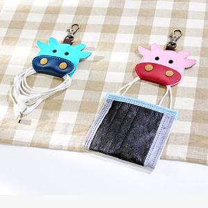 Porte-clés créatif personnalisable avec clip masque An de l'Âne, joli breloque de sac porte-bonheur, cadeau personnalisé pour votre - Product Image 1