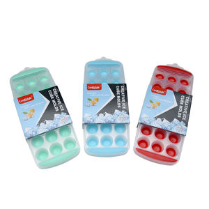 Molde de silicona de grado alimenticio T234 con 21 rejillas para cubitos de hielo y frutas, accesorios de cocina, molde redondo pequeño DIY al por mayor - Product Image 2