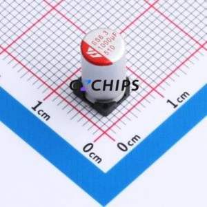 Condensador Sólido SMD SS102M6R3E11R5R1Z00ZZ, D6.3xL11.5mm 1000uF 20% 6.3V Polímero - Product Image 1