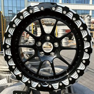 Jantes en aluminium forgées monobloc Beadlock 16 17 18 19 20 pouces 5*114.3 5*127 6*139.7 6*135 Noir brillant pour Land <span class=keywords><strong>Cruiser</strong></span> - Product Image 2