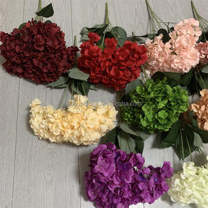 B-997 Compra al por Mayor Flores de Seda para Decoración del Hogar, Ramo Grande de <span class=keywords><strong>Hortensias</strong></span> de 50 cm de Largo, Arreglos de Flores Artificiales de Hortensia - Product Image 4