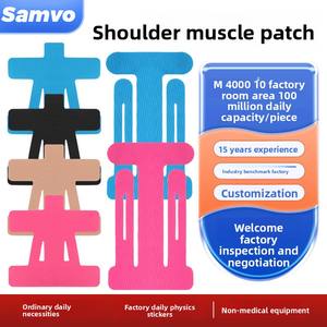 Samvo EP01 CSX 5m Cinta <span class=keywords><strong>de</strong></span> Kinesiología Elástica Precortada Deportiva, Algodón Hipoalergénico, Soporte Muscular Cómodo, Parches Bucales <span class=keywords><strong>para</strong></span> Golf - Product Image 3