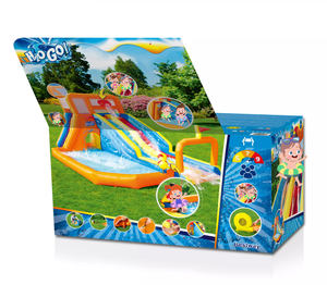 Parc aquatique <span class=keywords><strong>gonflable</strong></span> familial <span class=keywords><strong>Bestway</strong></span> 53305 Tsunami Waves Summit Mega avec toboggan pour enfants - Product Image 5