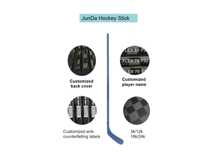 Su misura Mini 100% in fibra di vetro bastone da <span class=keywords><strong>Hockey</strong></span> su prato con marchio - Product Image 5