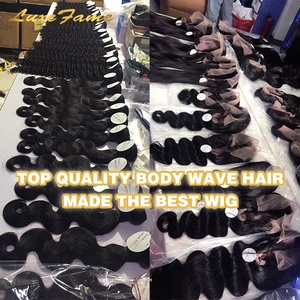 Commercio all'ingrosso 10A grado brasiliano allineato cuticola vergine capelli umani estensioni cambogiano corpo onda <span class=keywords><strong>Afro</strong></span>/Curl 8A qualità venditore - Product Image 6