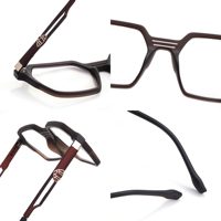 Lunettes photochromiques anti-lumière bleue, lunettes d'ordinateur géométriques hexagonales, lunettes rétro adaptatives à la lumière, verres anti-reflets simples, UV400