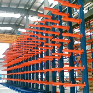 Uzun mallar için çift taraflı 5 katmanlı çelik konsol rafı depo depolama Premium korozyon koruması istifleme rafları - Product Image 6