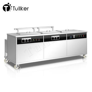 Tullker nettoyeur à ultrasons à trois stations baignoire Agitation tête de cylindre <span class=keywords><strong>carburateur</strong></span> injecteur Machine de nettoyage industrielle - Product Image 3