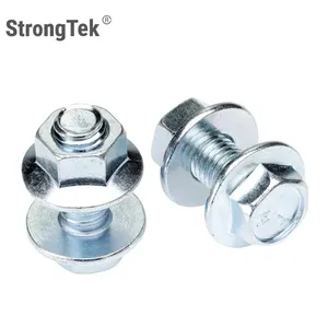 4.6 Flange Purlin Bolt Zinc Plated ZP 8.8 Hex Flange Head Hot Dipped Galvanised HDG Purlin Bolt