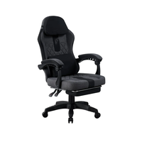 Chaise de jeu personnalisée d'usine, chaise d'ordinateur de course économique avec accoudoirs articulés en cuir PU et base en acier pour salles de jeux à domicile