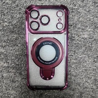 Étui de téléphone portable magnétique de haute qualité pour iPhone 18/17 Pro Max, coque de protection antichoc avec coussin d'air, design élégant