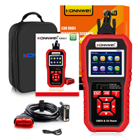 Dispositivo de Inspección de Problemas de Automóviles KONNWEI KW851 12V, Escáner de Diagnóstico Automotriz OBD2, Máquina de Reinicio de Luz de Servicio de Aceite