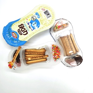 Sản Phẩm Mới Kem Sô Cô La 3 Trong 1 Với Bánh Quy Dính Và Kẹo Đậu Mini Nhiều Màu - Product Image 4