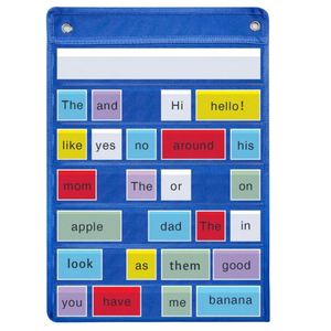Magnetic Hanging Pocket Chart Foldable Daily Schedule Organizer for Classroom Teacher Supplies Wall Planning Board - Product Image 3