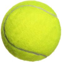 Balle de tennis d'entraînement de haute qualité avec logo personnalisé, prix usine compétitif, haute élasticité pour le sport et le divertissement