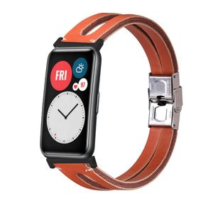 Correa de reloj de cuero Retro <span class=keywords><strong>Para</strong></span> <span class=keywords><strong>Huawei</strong></span>, correa de reloj inteligente - Product Image 5