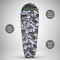 Sac de couchage imperméable camouflage Forjoy, best-seller, pour la randonnée en plein air, sac de couchage chaud