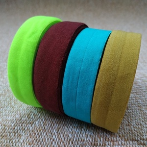 Nhà Máy Bán Sỉ 120 Màu Nylon 20Mm Với Spandex Co Giãn Co Giãn Co Giãn Gấp Trên Quần Áo TC92 - Product Image 1