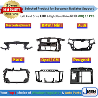 Jmen pour AUDI A1 S1 A2 A3 S3 A4 S4 ABT Support de radiateur et barre de renfort personnalisés allemands européens, pièces de carrosserie de pare-chocs de voiture résistantes aux chocs