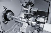Tour horizontal CNC de haute précision PR630T, longueur de travail maximale 1000-3000 mm, mandrin hydraulique, structure à lit incliné robuste