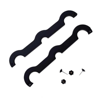 HM BDSM Outils Pénis Bondage Serrures Avec Menottes Scrotal Clip Testicules Punition Esclave Formation Mâle Scrotal Dispositif De Retenue
