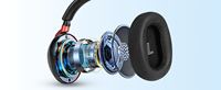 Casque à réduction de bruit active, mode transparence, confort de port sportif pour les voyages, les trajets quotidiens et la musique, 30 heures d'autonomie BN982