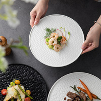 Assiette de présentation haut de gamme en céramique pour dîner chinois et occidental, idéale pour hôtel, maison ou cadeau – Approvisionnement direct usine