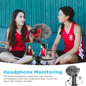 Per professionale Shotgun dinamico Dummy <span class=keywords><strong>microfono</strong></span> BY-MM1 + Mini PC iPhone fotocamera Blogger Streaming YouTube Vlogging cablato - Product Image 3